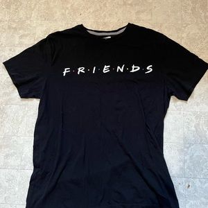 Friends TV Show Shirt Black Friends Shirt Large Women's Shirt